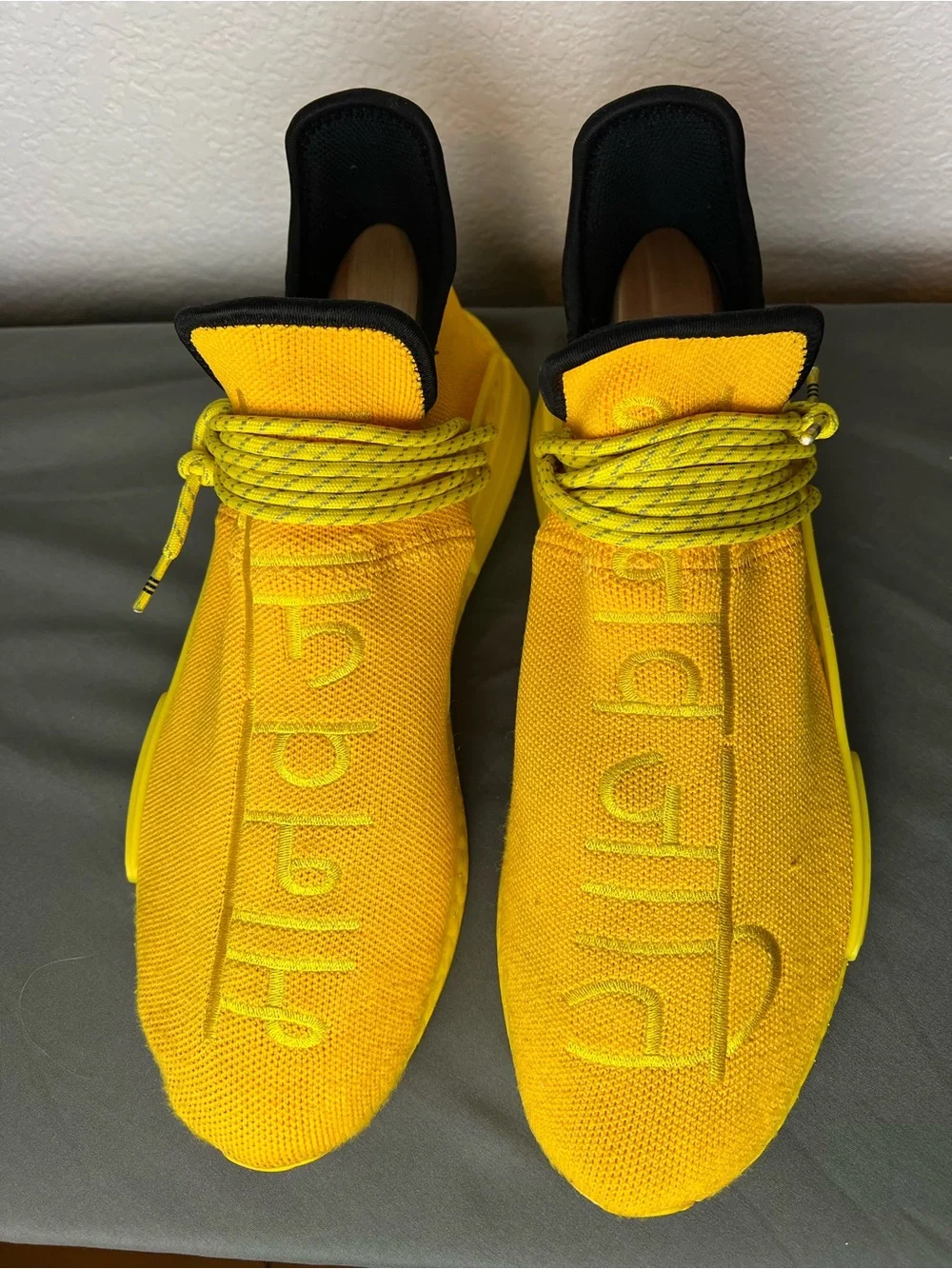 adidas x Pharrell NMD Human Race PRD Yellow Hindi Size 12.5 GY0091
